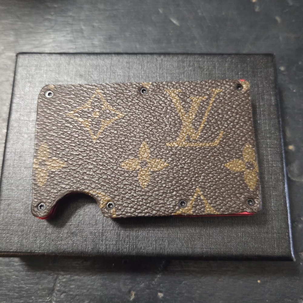 Card Holder Rfid Blocking Lv Upcycled